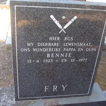FRY Bennie 1923-1977
