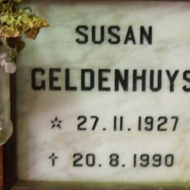 GELDENHUYS Susan 1927-1990