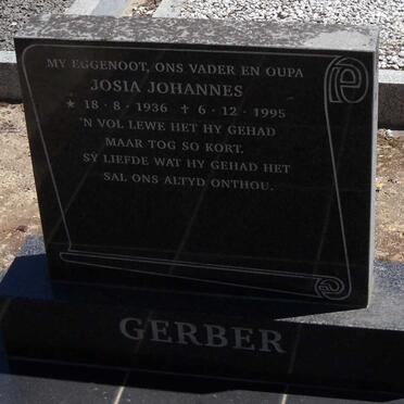 GERBER Josia Johannes 1936-1995