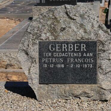 GERBER Petrus Francois 1916-1973