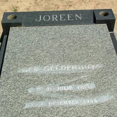 GELDENHUYS Joreen 1962-1984