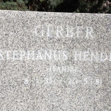 GERBER Stephanus Hendrik 1938-1981