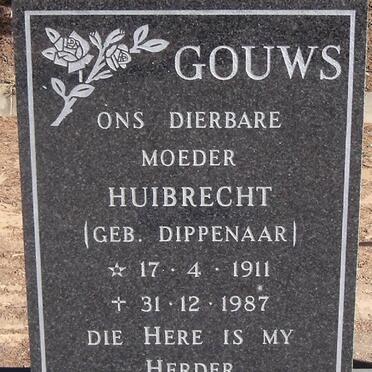 GOUWS Huibrecht nee DIPPENAAR 1911-1987