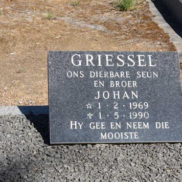 GRIESSEL Johan 1969-1990
