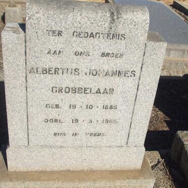 GROBBELAAR Albertus Johannes 1885-1955