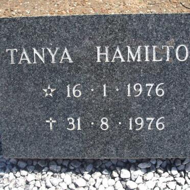 HAMILTON Tanya 1976-1976