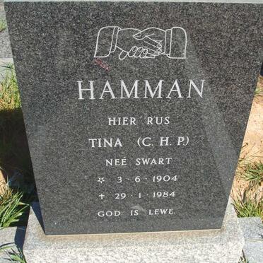 HAMMAN C.H.P. nee SWART 1904-1984