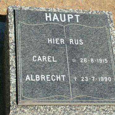 HAUPT Carel Albrecht 1915-1990 :: HAUPT S.K.J. :: DEMPERS Louis Christian 1918-1966 &amp; Susanna Katharina Johanna1932-2009
