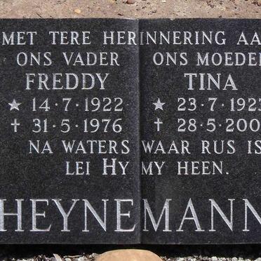 HEYNEMANN Freddy 1922-1976 &amp; Tina 1923-2003