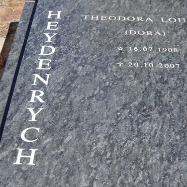 HEYDENRYCH Theodora Louisa 1908-2007