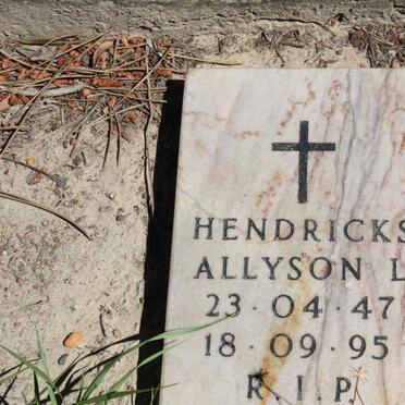 HENDRICKS Allyson L. 1947-1995