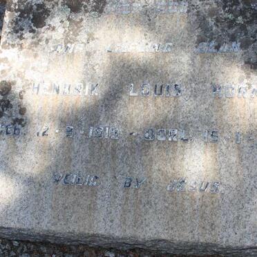 HORN Hendrik Louis 1919-1949