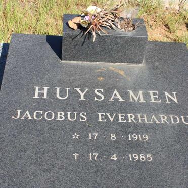 HUYSAMEN Jacobus Everhardus 1919-1985