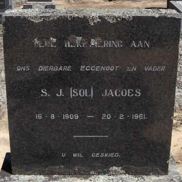 JACOBS S.J. 1909-1961