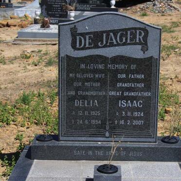 JAGER Isaac, de 1924-2007 &amp; Delia 1925-1994