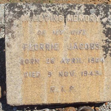 JACOBS Florrie 1904-1943
