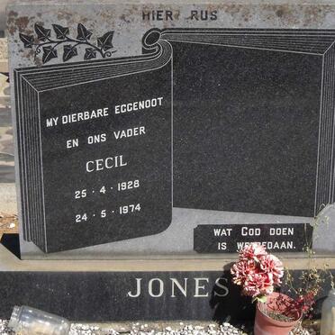 JONES Cecil 1928-1974