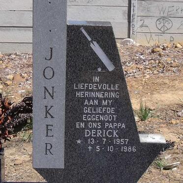 JONKER Derick 1957-1986