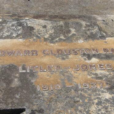 JONES Edward Clouston Ralph, Litler 1910-1937