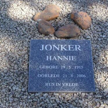 JONKER Hannie 1915-2006