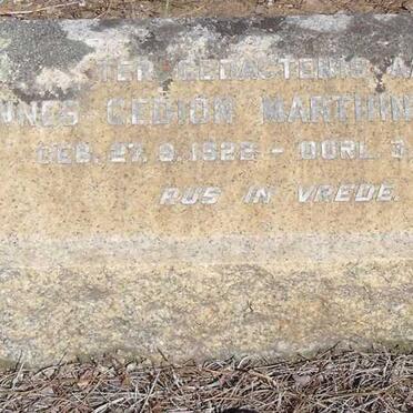 JORDAAN Johannes Gedion Marthinus 1923-1958