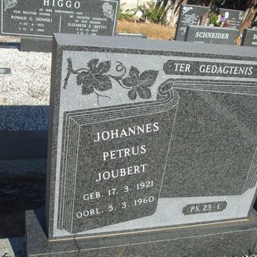 JOUBERT Johannes Petrus 1921-1960
