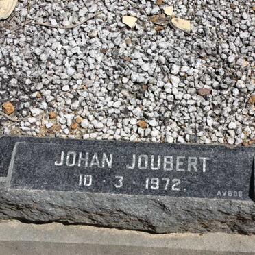 JOUBERT Johan -1972