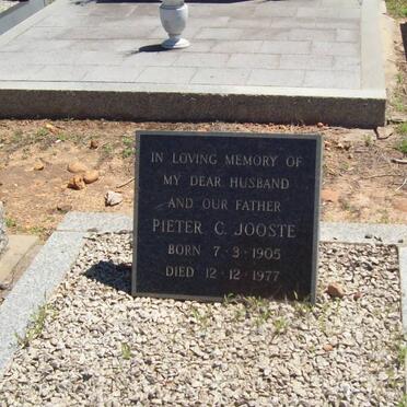 JOOSTE Pieter C. 1905-1977