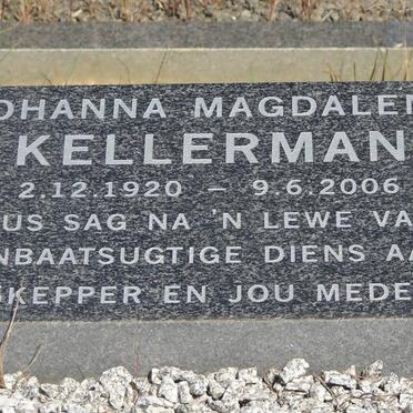 KELLERMAN Johanna Magdalena 1920-2006