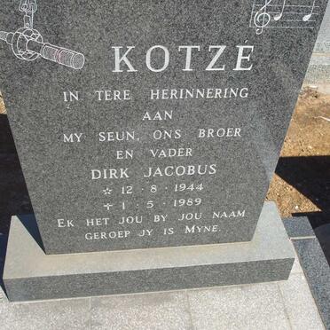 KOTZE Dirk Jacobus 1944-1989