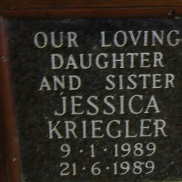 KRIEGLER Jessica 1989-1989