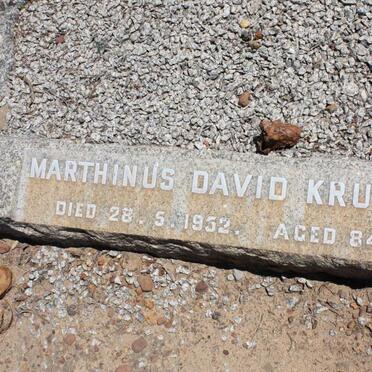 KRUGER Marthinus David -1952