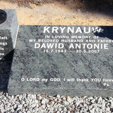 KRYNAUW Dawid Antonie 1943-2007