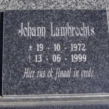 LAMBRECHTS Johann 1972-1999