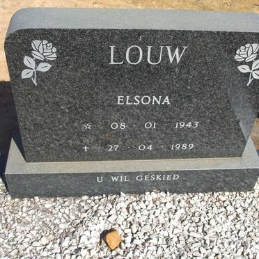 LOUW Elsona 1943-1989