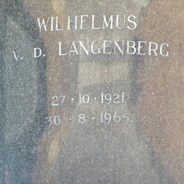 LANGENBERG Wilhelmus, v.d. 1921-1965