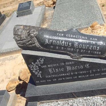 LOURENS Arnoldus 1918-1985 & Elsie Maria C. KELLERMAN 1930-2002