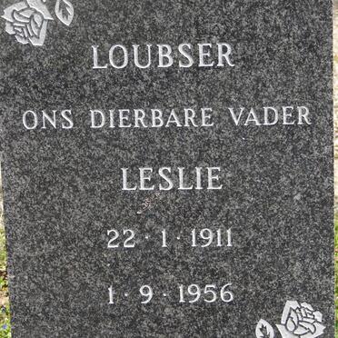 LOUBSER Leslie 1911-1956