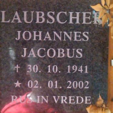 LAUBSCHER Johannes Jacobus 1941-2002