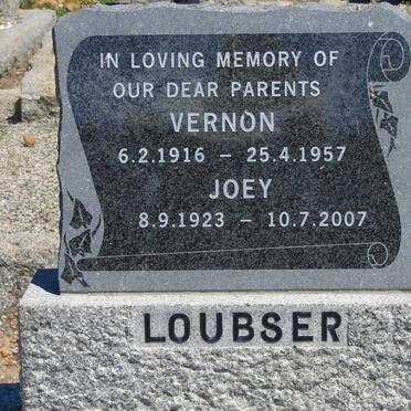 LOUBSER Vernon 1916-1957 & Joey 1923-2007