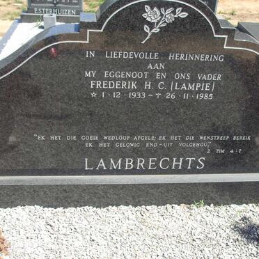 LAMBRECHTS Frederik H.C. 1933-1985