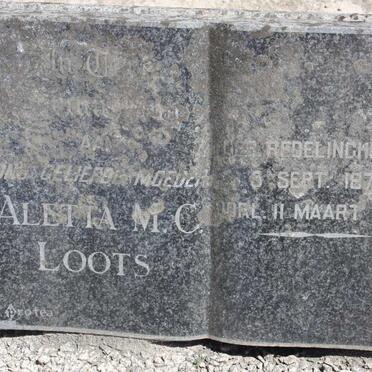 LOOTS Aletta M.C. 1875-1942