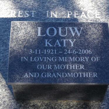 LOUW Katy 1921-2006