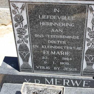 MERWE Elmarie, V.D. 1964-1970
