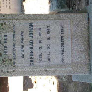 MOCKE Coenraad Johan 1893-1947