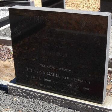 MOSTERT Marthinus 1884-1978 & Christina Maria STEWART 1889-1980