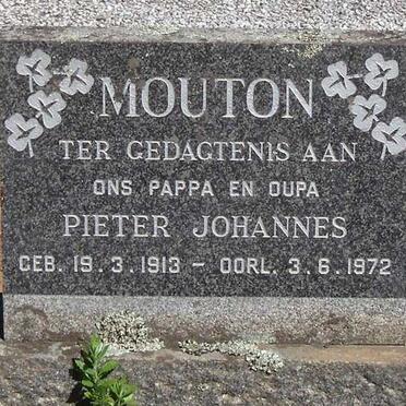 MOUTON Pieter Johannes 1913-1972