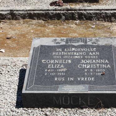 MOCKE Cornelis Eliza 1898-1951 & Johanna Christina 1905-1969