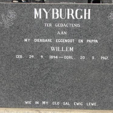 MYBURGH Willem 1894-1967