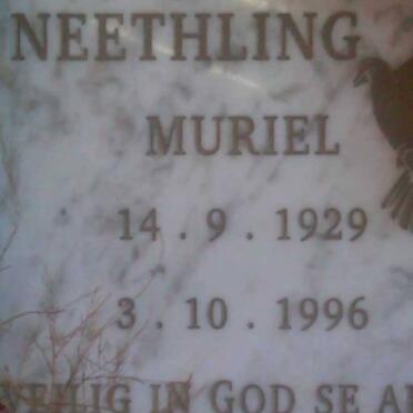 NEETHLING Muriel 1929-1996
